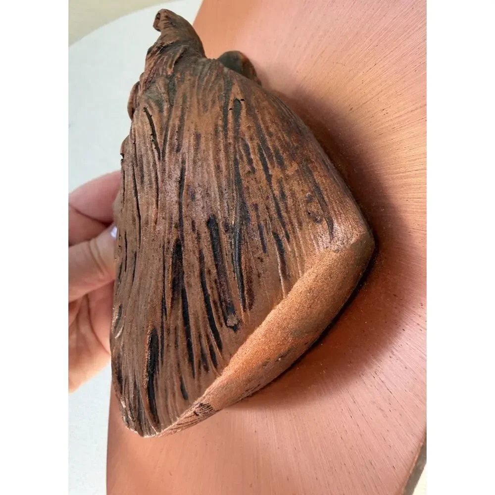Vintage Copperama By Victor Collie Dog Relief Plaque 3D Sculpture Signed 10.25